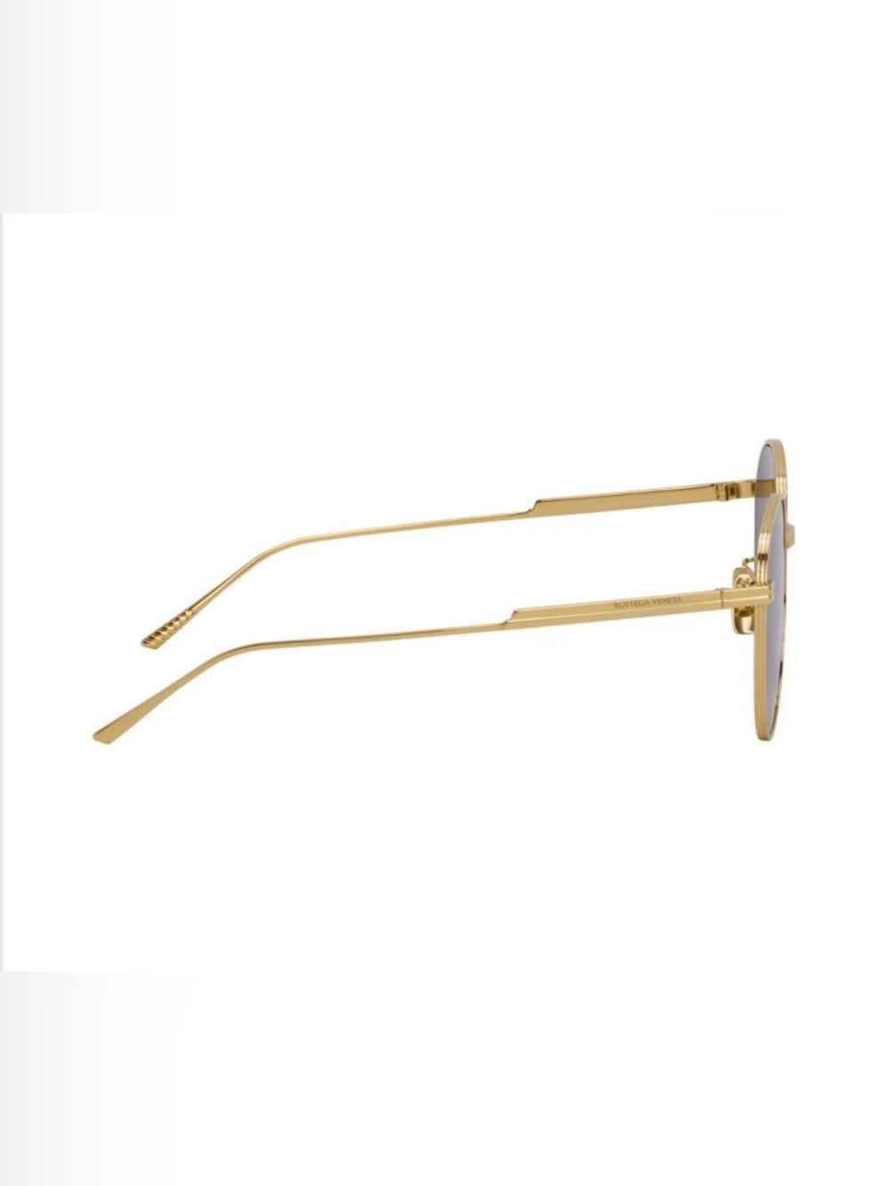 Bottega Veneta Gold Frame Round Sunglasses - Picture 4 of 9